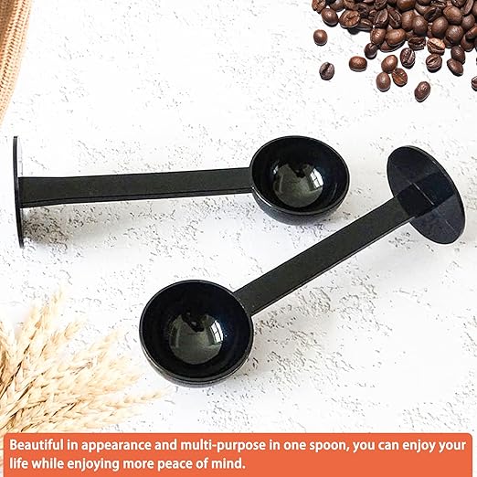 2-in-1 Coffee Scoop & Tamper (10g, Black) — ملعقة قهوة من شمس كل يوم، صورة 2