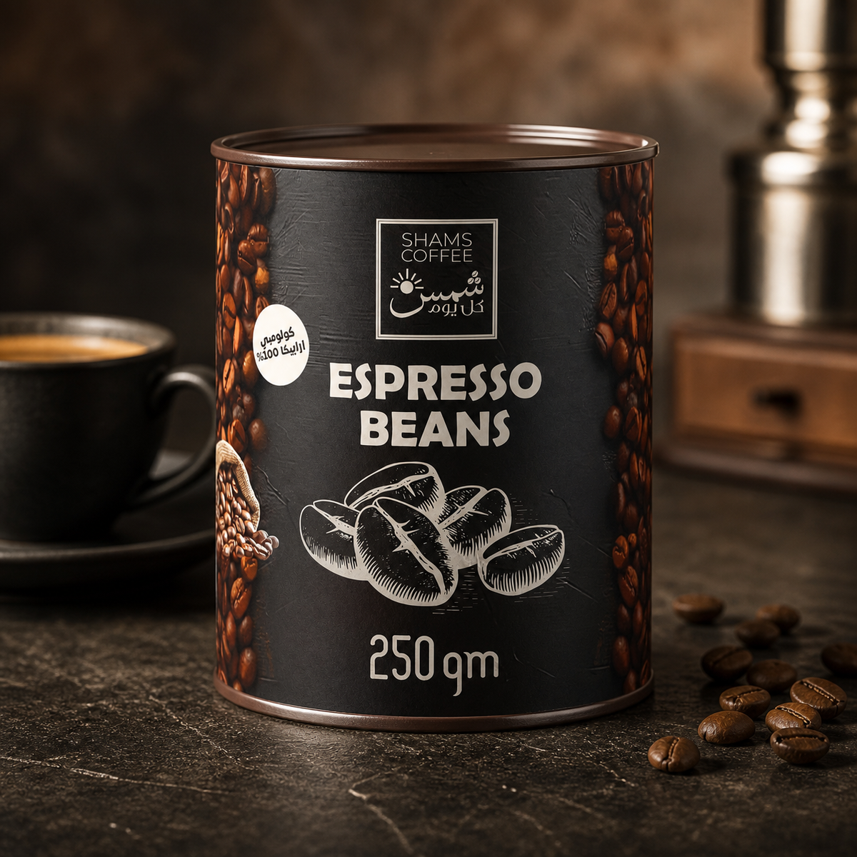 Premium 100% Colombian Arabica Coffee Espresso (Whole Bean)