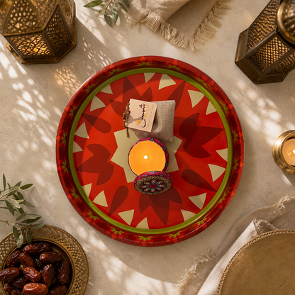 صينية ضيافة رمضان مع فواحة من شمس