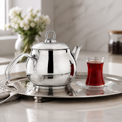 Royal Alfredo Stainless Steel Teapot 1L TEAPOT-A1