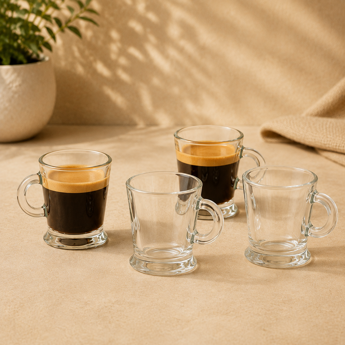 طقم 4 كوب 8 س ل اسبريسو لوفيرز