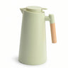 Digital Thermal Carafe with Wooden Handle 1L White — ترمس حافظ للحرارة من شمس كل يوم