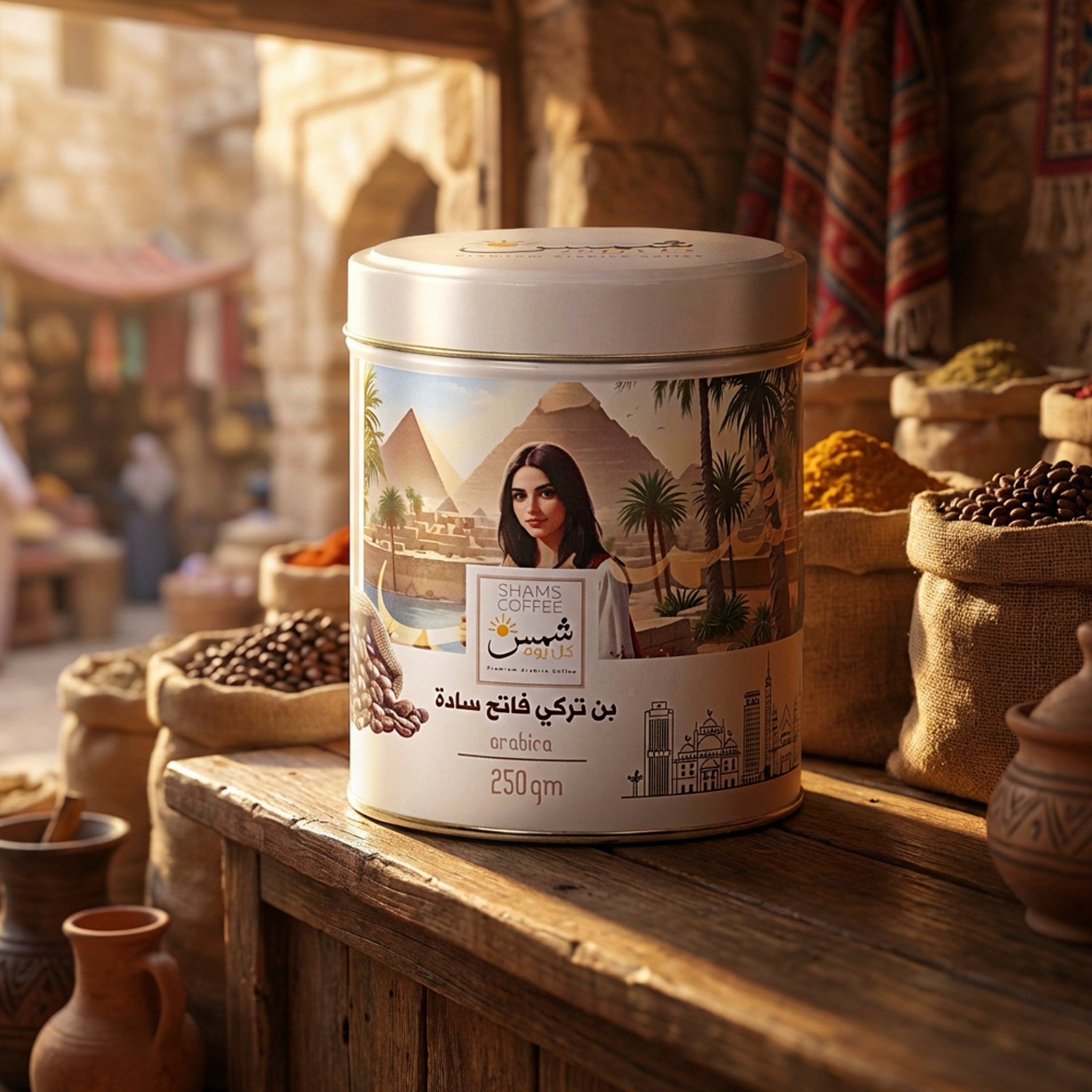 قهوة تركى فاتح سادة الوزن 250 جرام صافى