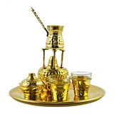 Turkish Copper Coffee Set