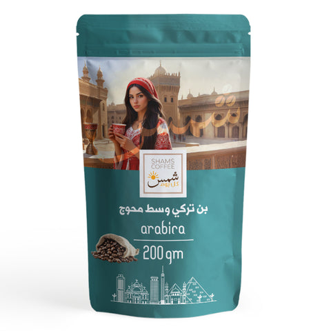 قهوة تركى وسط محوج بالحبهان