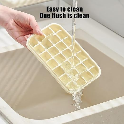 Push-Button Ice Cube Box – 56 Cubes — مجموعة قهوة هدية من شمس كل يوم، صورة 3