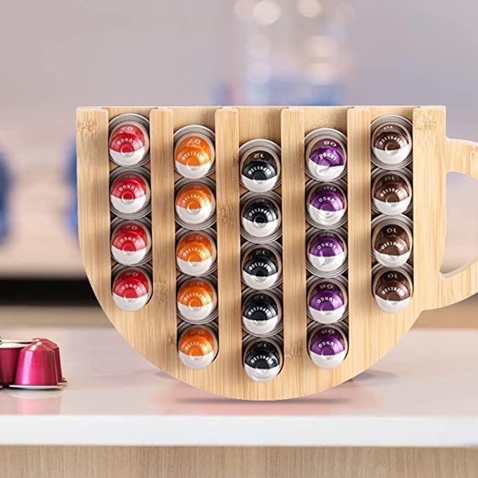 Wooden Coffee Capsule Holder