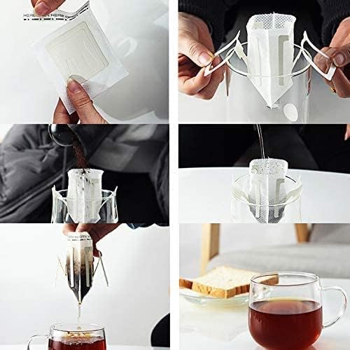 50 Disposable Hanging Pour Over Coffee Filter Bag