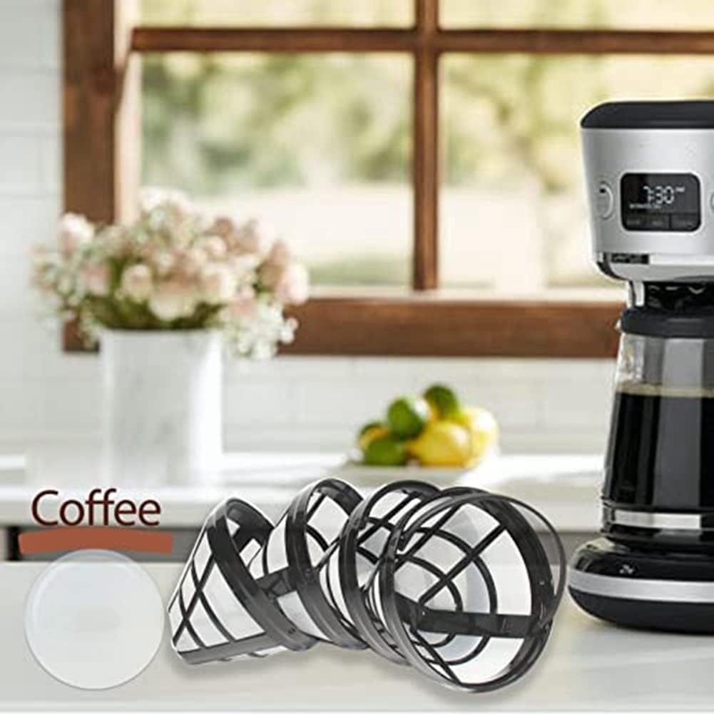Reusable No.4 Coffee Filter Basket – Pack of 4