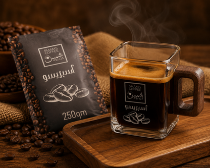 Glass Coffee Mug with Wooden Handle