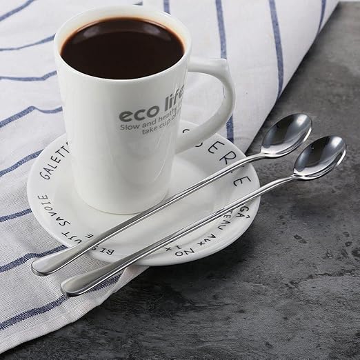 Long Handled Stainless Steel Coffee Spoon — ملعقة قهوة من شمس كل يوم، صورة 2