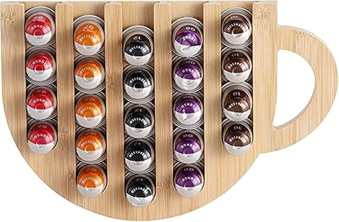 Wooden Coffee Capsule Holder
