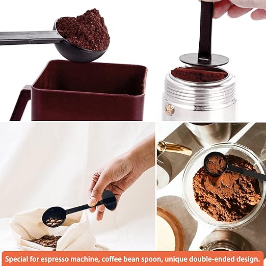 2-in-1 Coffee Scoop & Tamper (10g, Black) — ملعقة قهوة من شمس كل يوم، صورة 3
