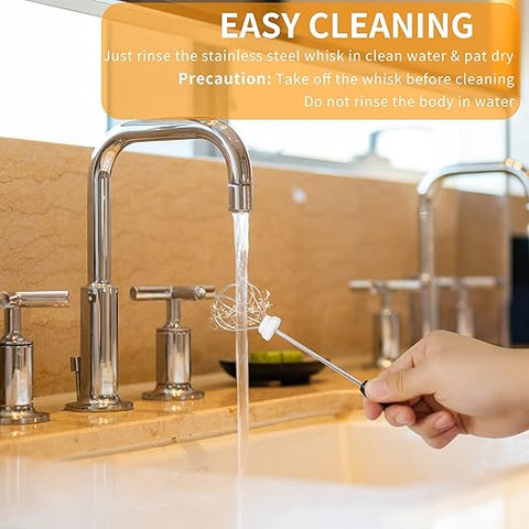 ماكينة صنع رغوة الحليب المحمولة باليد 