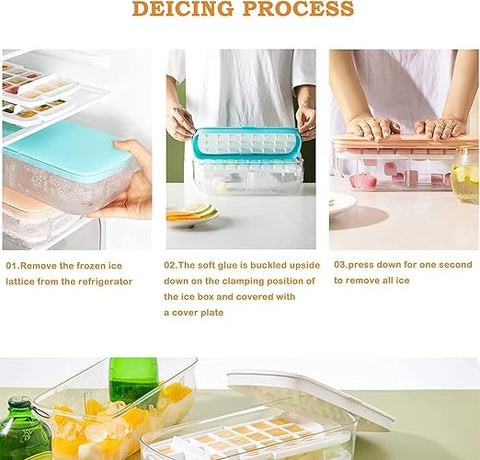 Ice Cube Maker Ice Mould Box Double Layer — مجموعة قهوة هدية من شمس كل يوم، صورة 5