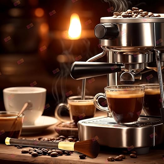 Premium Wooden Handle Espresso Brush — قهوة إسبريسو من شمس كل يوم، صورة 3