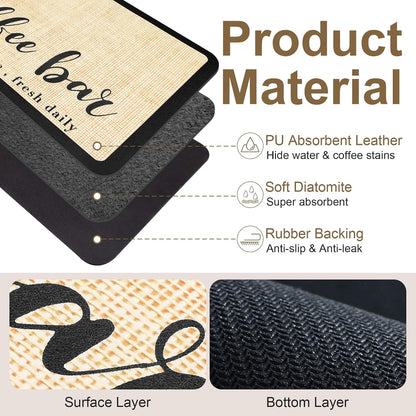 Coffee Bar Mat – Brewed Coffee Design