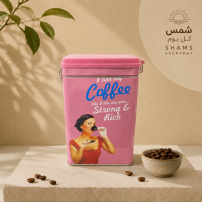 علبة تخزين مطبخ محكمة الغلق، 2 لتر (وردي)