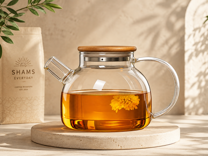 Pyrex Thermal Jug with Wooden Lid, 1L