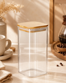 Clear Storage Container with Bamboo Lid