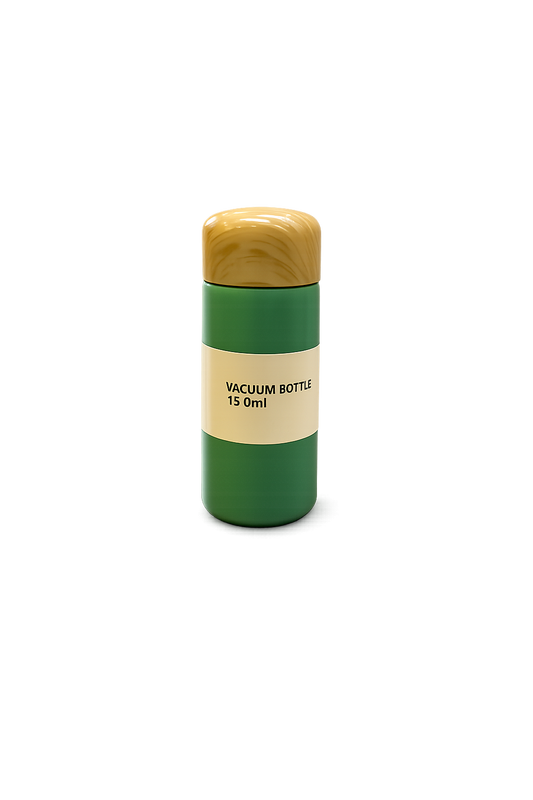 Mini Vacuum Insulated Bottle 150ml with Wood-Effect Lid