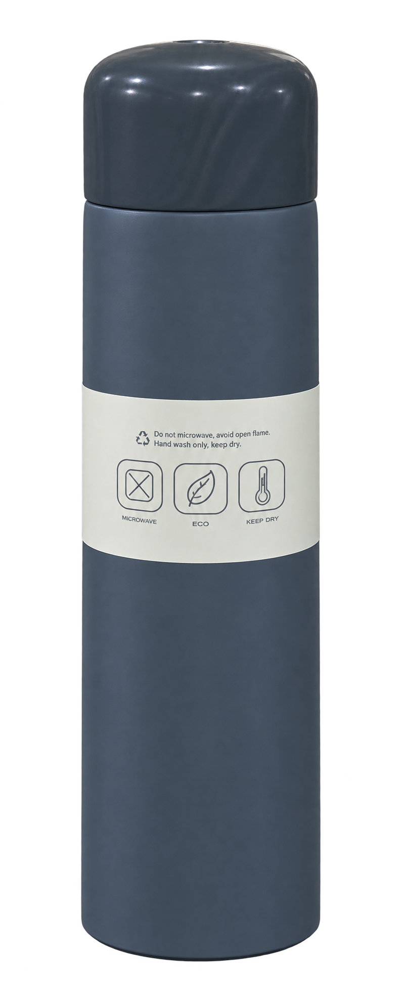 250ml Stainless Steel Vacuum Flask with Built-in Filter & Wood-Style Lid