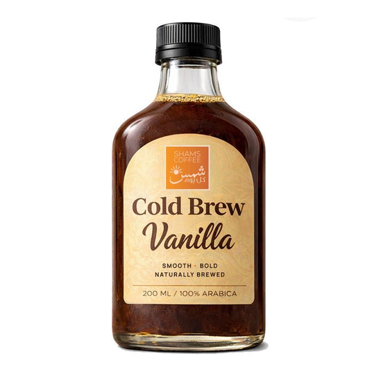 Shams Vanilla Cold Brew — قهوة كولد برو باردة من شمس كل يوم