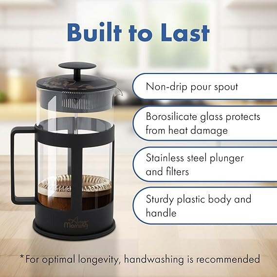 Coffee and Tea Press Maker. — صانعة قهوة بريس من شمس كل يوم، صورة 2