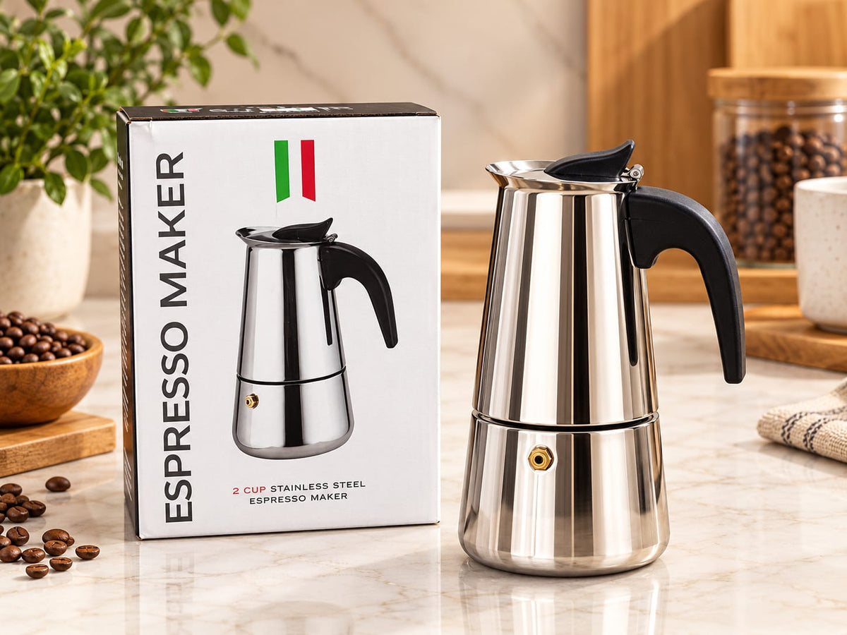 Italian Espresso Maker – 2 Cups