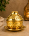 Vintage Copper Sugar Pot — شمس كل يوم