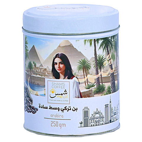  قهوة تركى وسط سادة 