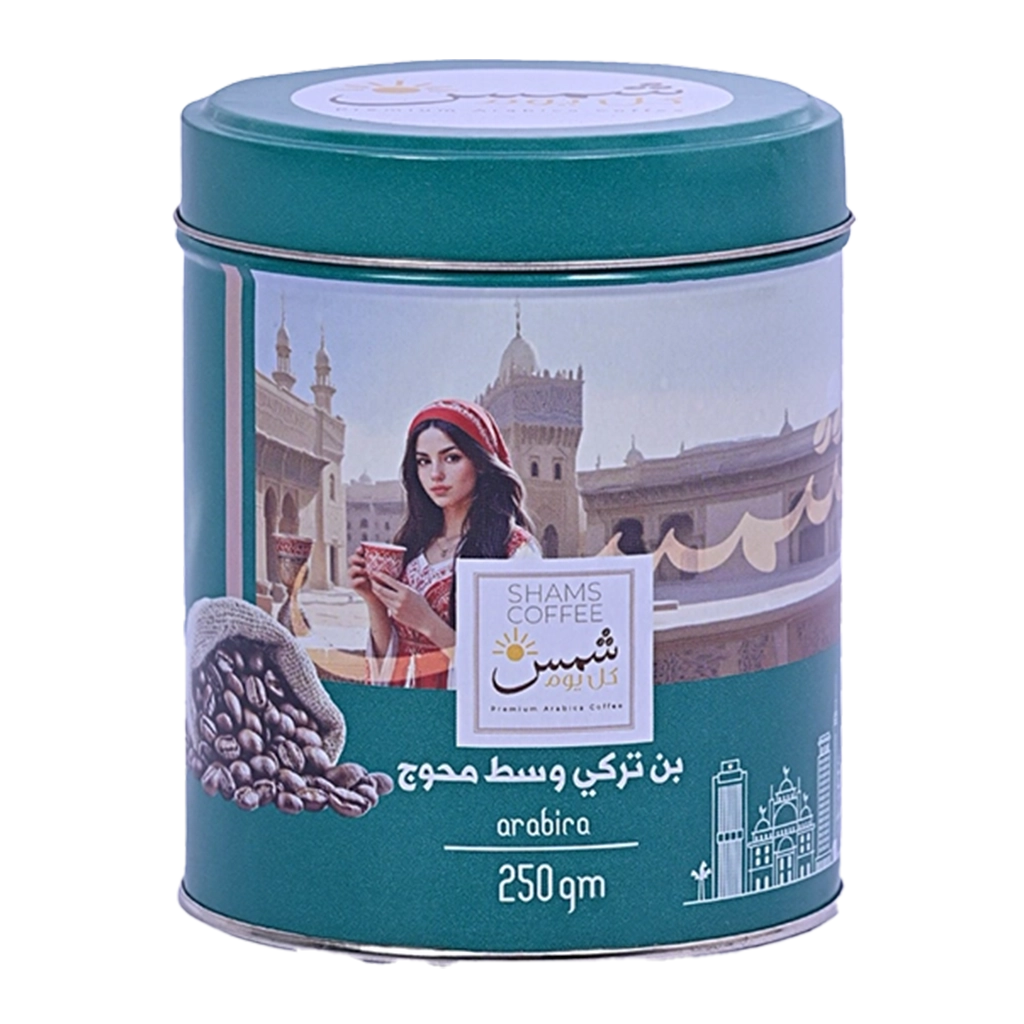 Medium Roast Turkish Coffee with Cardamom - 250gm